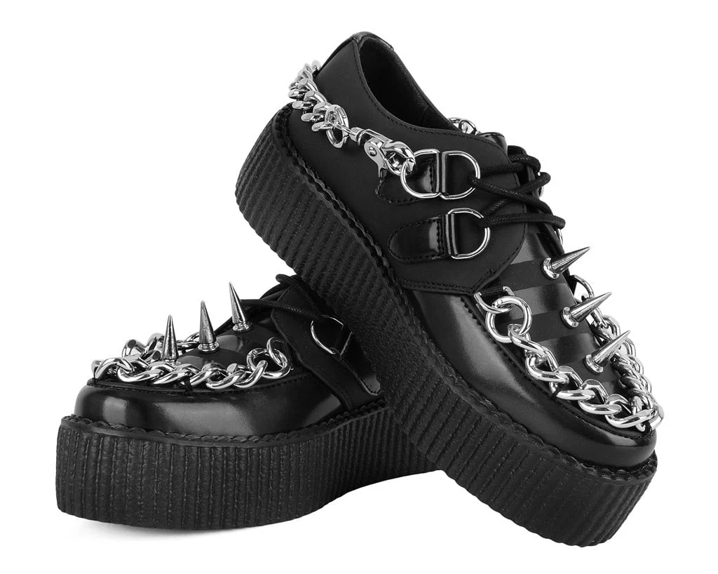 3595-US-Mens-3-Womens-5-Black-Synthetic-US-Mens-3-Womens-5-Black-Synthetic-variation-3.webp Black Haze Spike & Chain Viva Mondo Creeper
