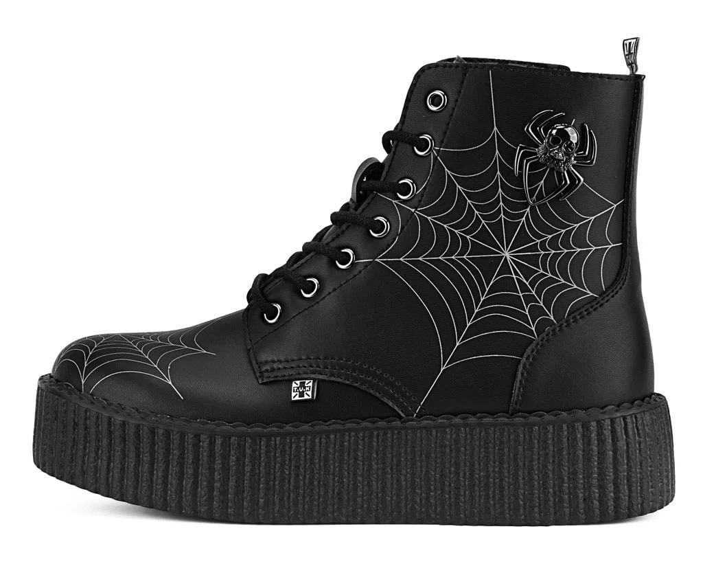 364-Black-TUKskin-7-eye-Spiderweb-Viva-Mondo-Boot-4.webp Black TUKskin 7 eye Spiderweb Viva Mondo Boot