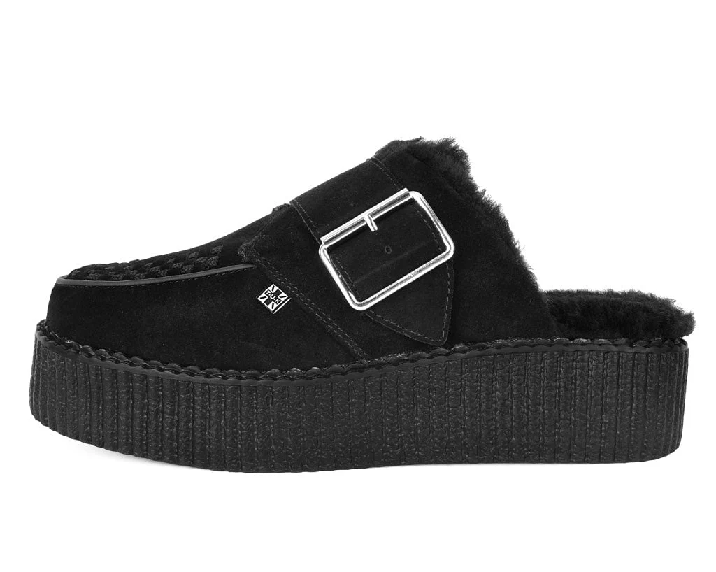 3726-Black-Suede-Wool-Creeper-Mule-5.webp Black Suede Wool Creeper Mule