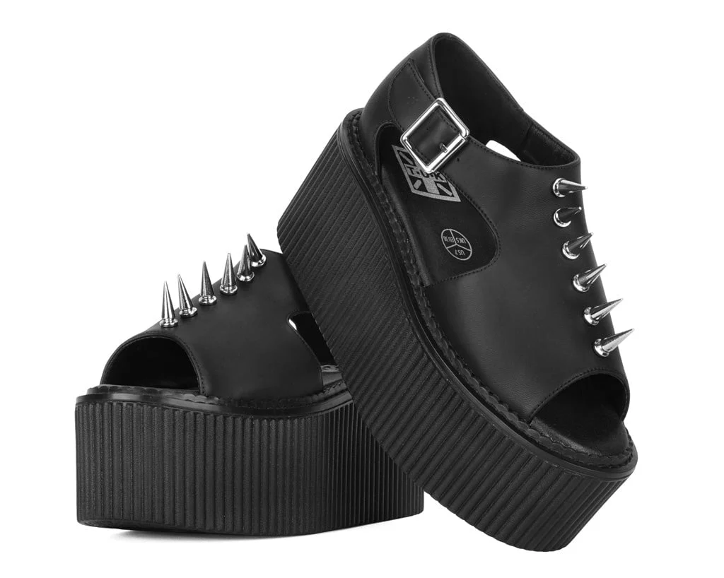 3831-Black-TUKskin-Spike-Strato-Sandal-3.webp Black TUKskin Spike Strato Sandal