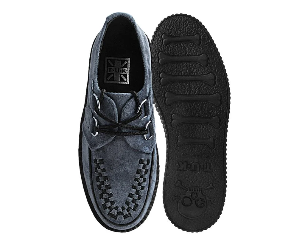3875-Grey-Faux-Suede-Interlace-Mondo-Creeper-4.webp Grey Faux Suede Interlace Mondo Creeper