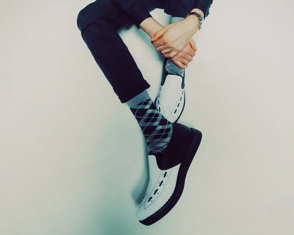 3895-Black-White-Slip-On-Creeper-5.webp Black & White Slip-On Creeper