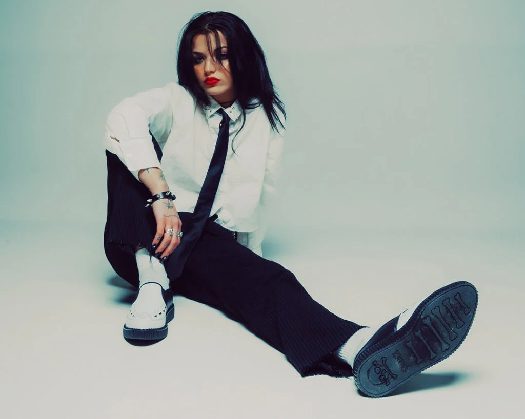 3895-Black-White-Slip-On-Creeper-7.webp Black & White Slip-On Creeper