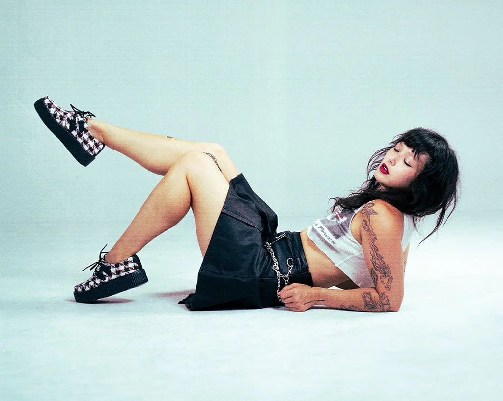 3931-Red-White-Checkered-Viva-Mondo-Creeper-6.webp Red & White Checkered Viva Mondo Creeper