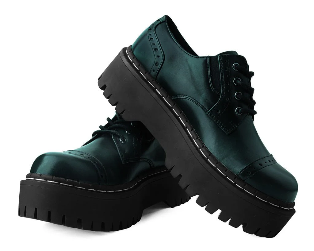 3953-Green-Rub-Off-Double-Decker-Brogue-4.webp Green Rub-Off Double Decker Brogue