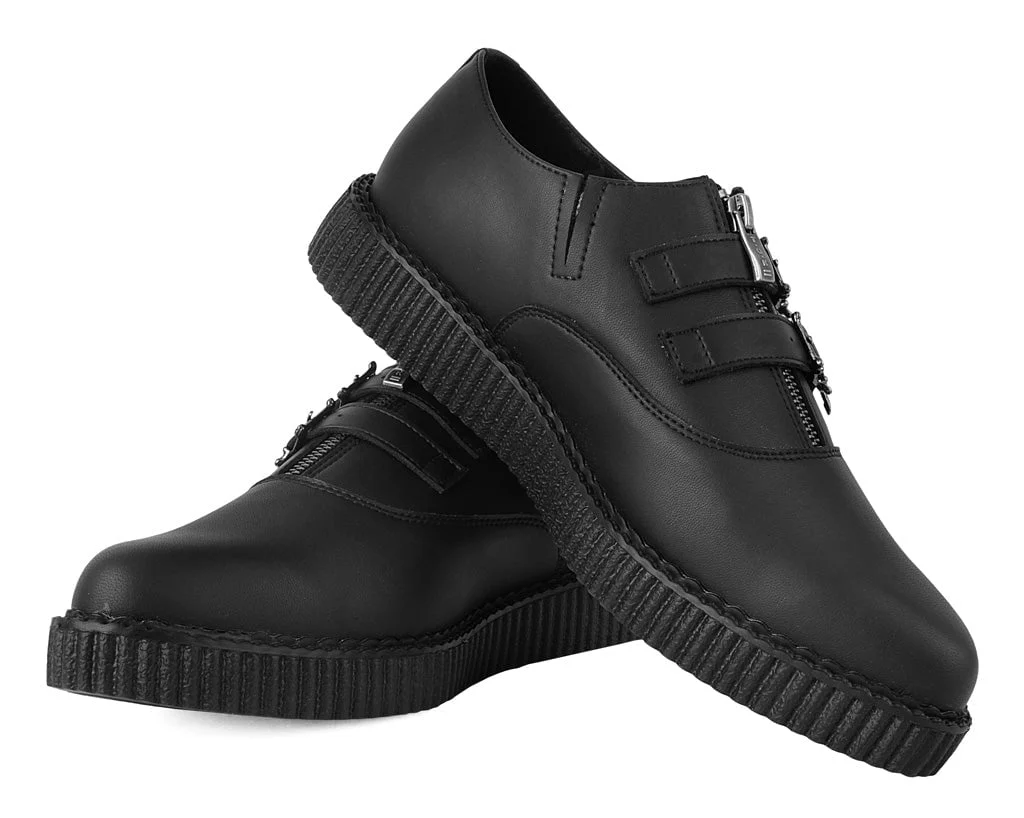 3973-Black-TUKskin-Zipper-Skull-Pointed-Creeper-3.webp Black TUKskin Zipper Skull Pointed Creeper