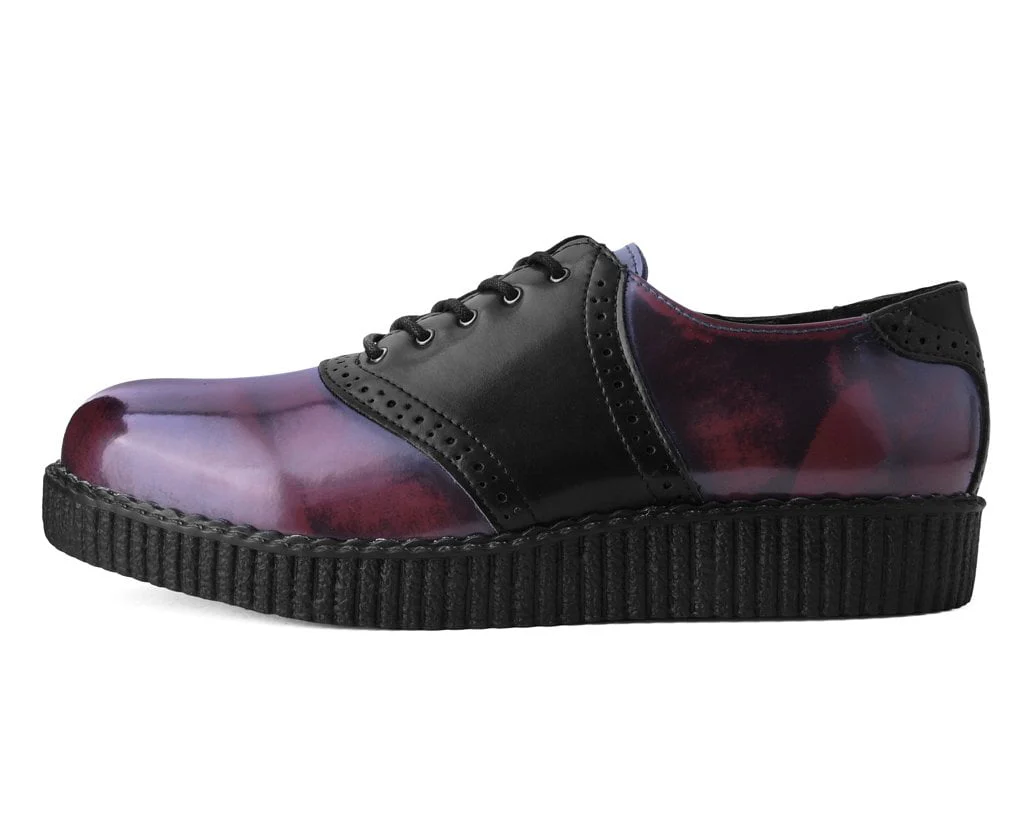 3997-Black-Burgundy-Rub-Off-TUKskinTM-Saddle-Oxford-5.webp Black & Burgundy Rub-Off TUKskin™ Saddle Oxford