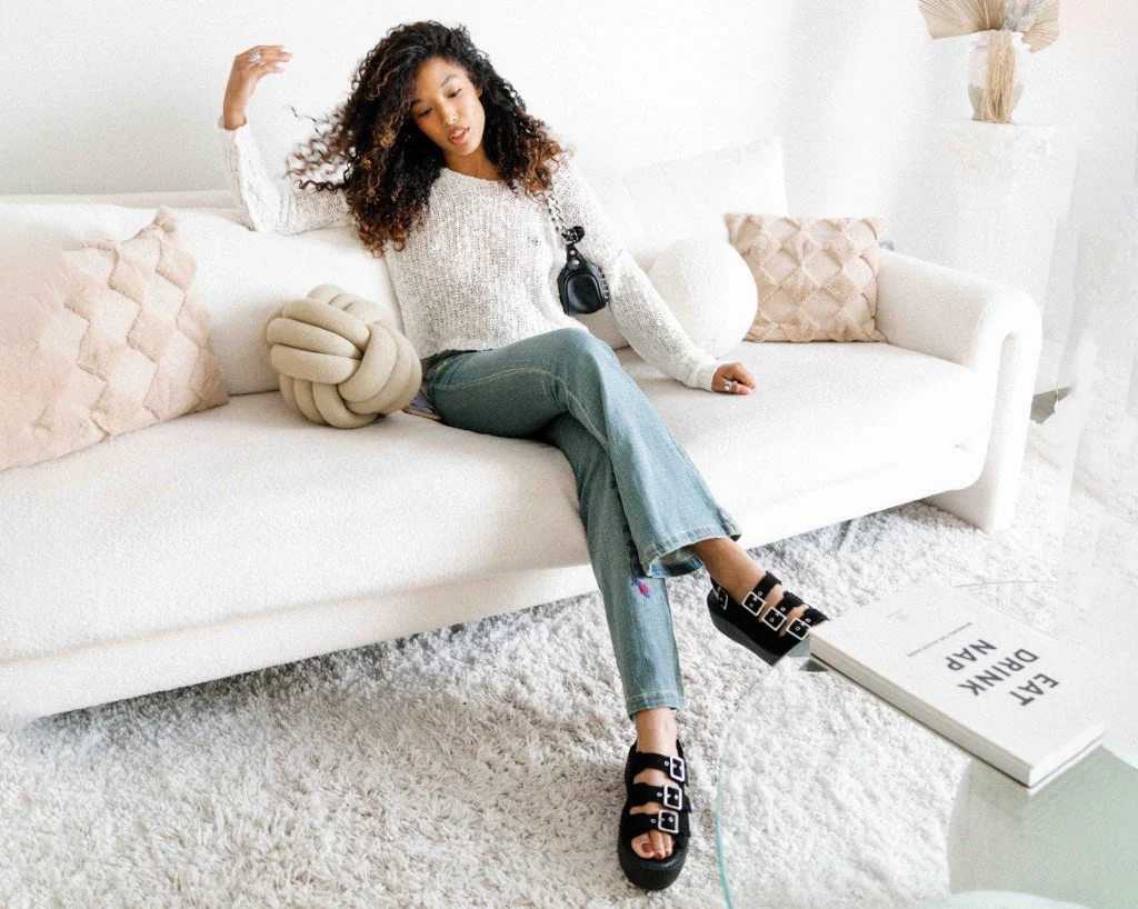 4106-Black-Faux-Suede-3-Buckle-Mondo-Sandal-5.webp Black Faux Suede 3-Buckle Mondo Sandal