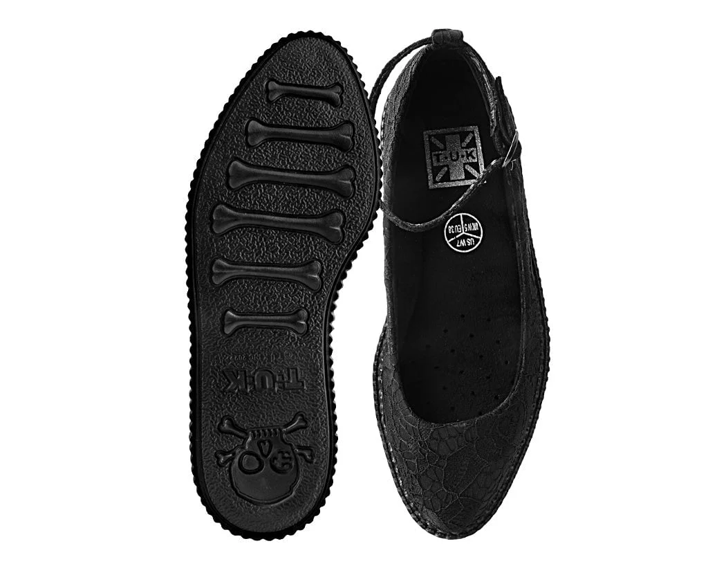 4114-Black-Lace-Pointed-Ballet-Creeper-4.webp Black Lace Pointed Ballet Creeper