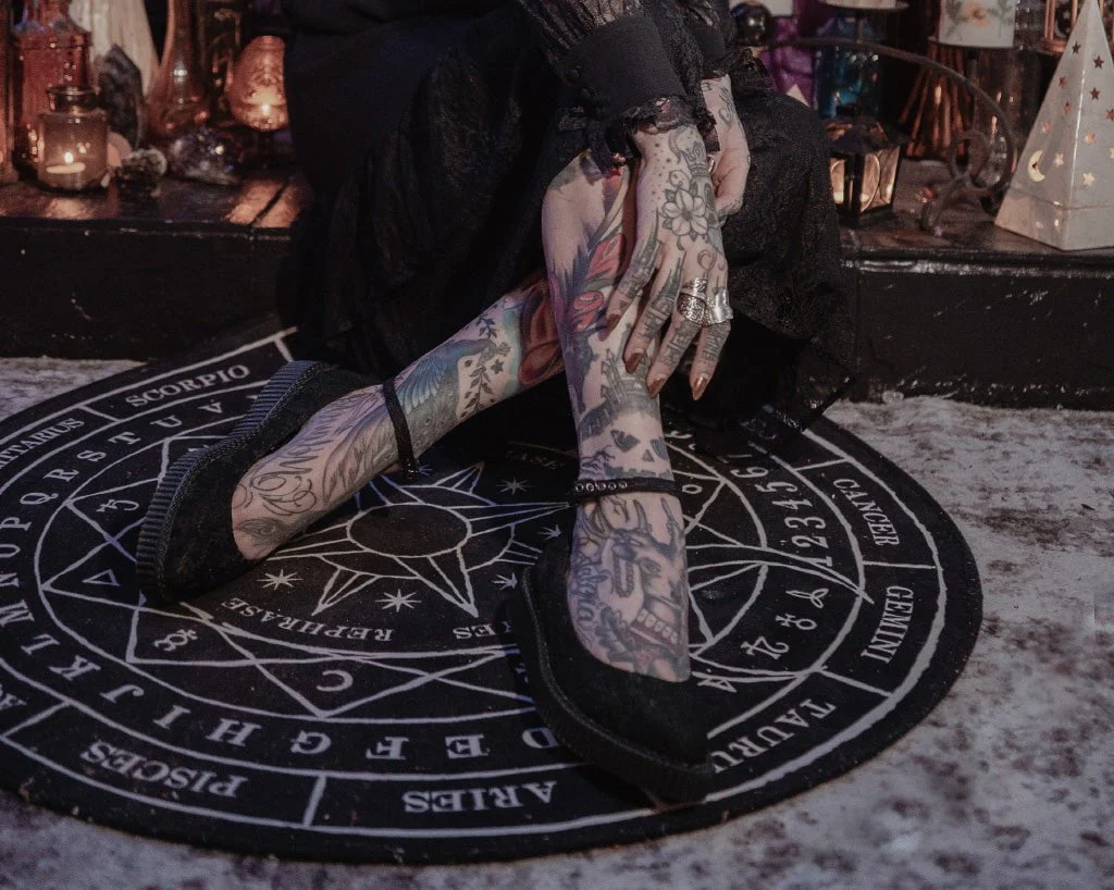 4114-Black-Lace-Pointed-Ballet-Creeper-6.webp Black Lace Pointed Ballet Creeper