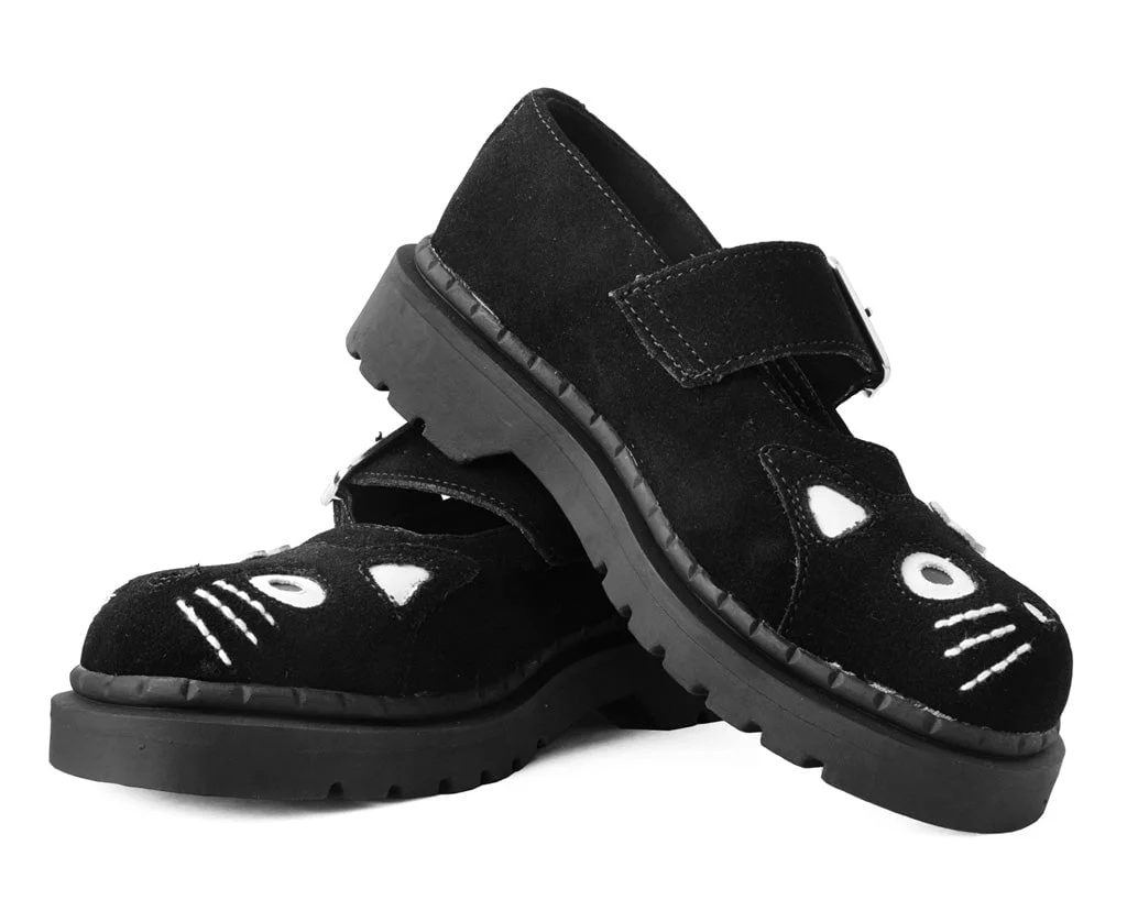 4165-Black-Suede-Kitty-Flower-Mary-Jane-3.webp Black Suede Kitty Flower Mary Jane
