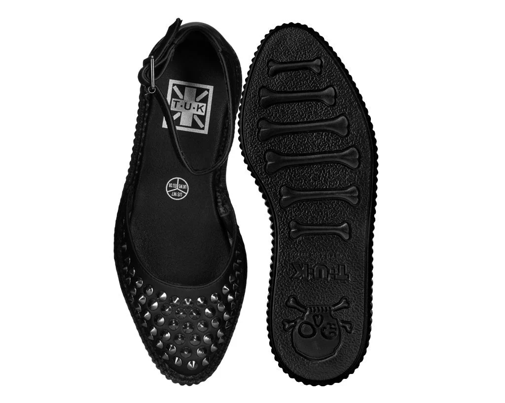 4210-US-Womens-6-Black-Synthetic-US-Womens-6-Black-Synthetic-variation-5.webp Black TUKskin™ Pointed Studded Sandal