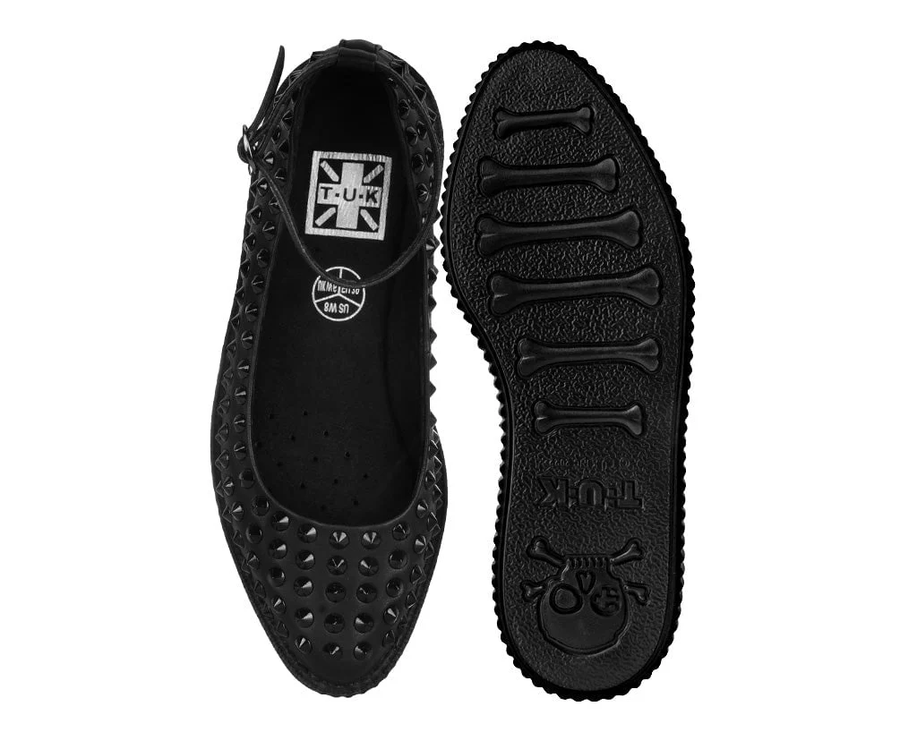 4217-Black-Spiked-Pointed-Ballet-Ankle-Strap-Creeper-4.webp Black Spiked Pointed Ballet Ankle Strap Creeper