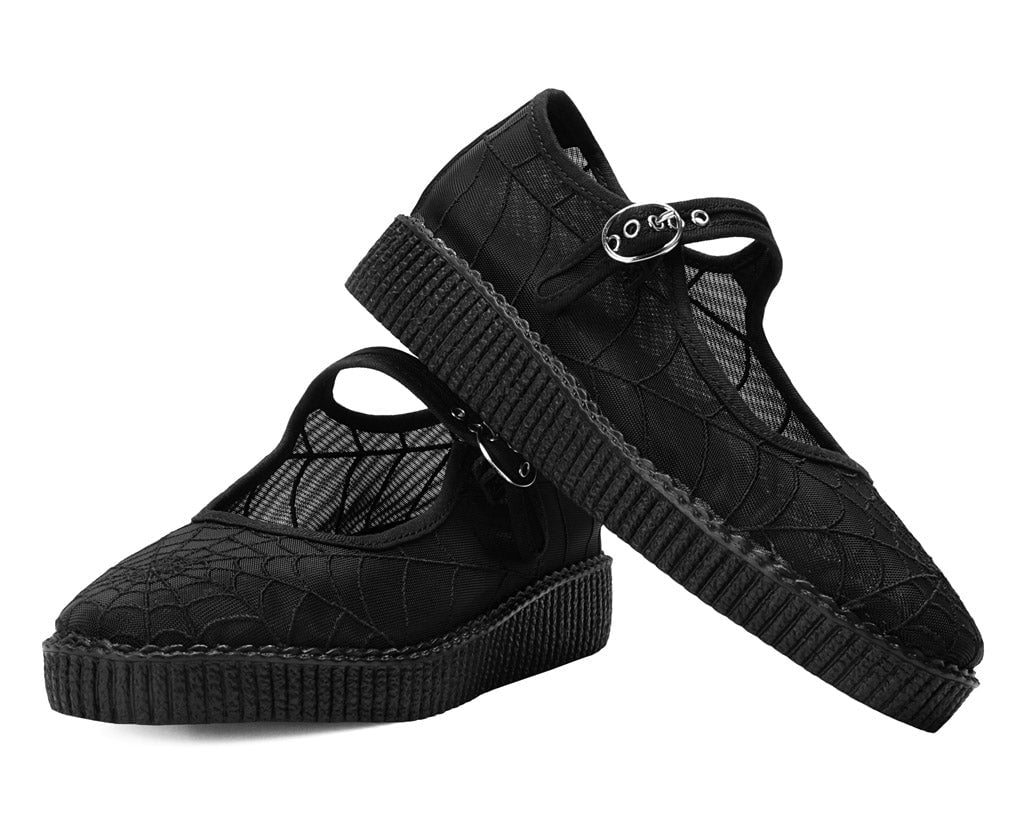 4261-Black-Mesh-Web-Viva-Low-Mary-Jane-3.jpg Black Mesh Web Viva Low Mary Jane