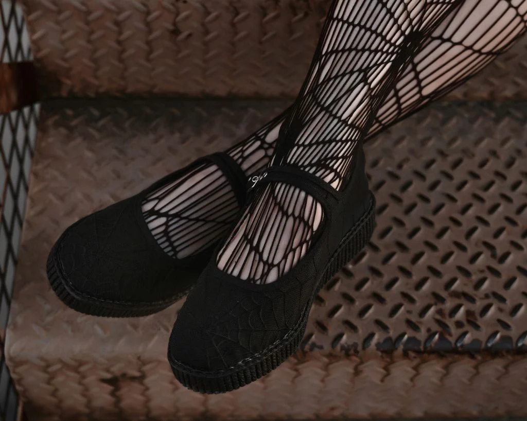 4261-Black-Mesh-Web-Viva-Low-Mary-Jane-4.webp Black Mesh Web Viva Low Mary Jane