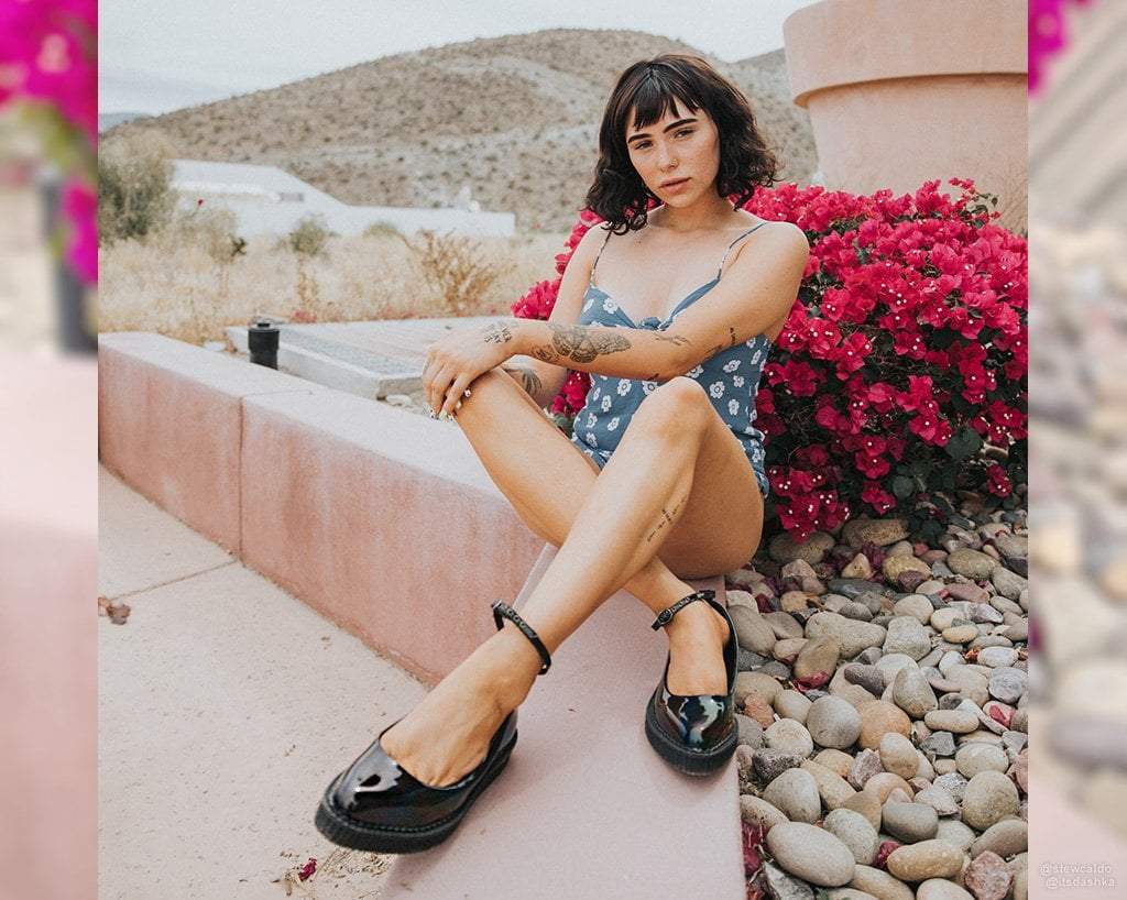 4354-Black-Hologram-Pointed-Ballet-Creeper-4.jpg Black Hologram Pointed Ballet Creeper