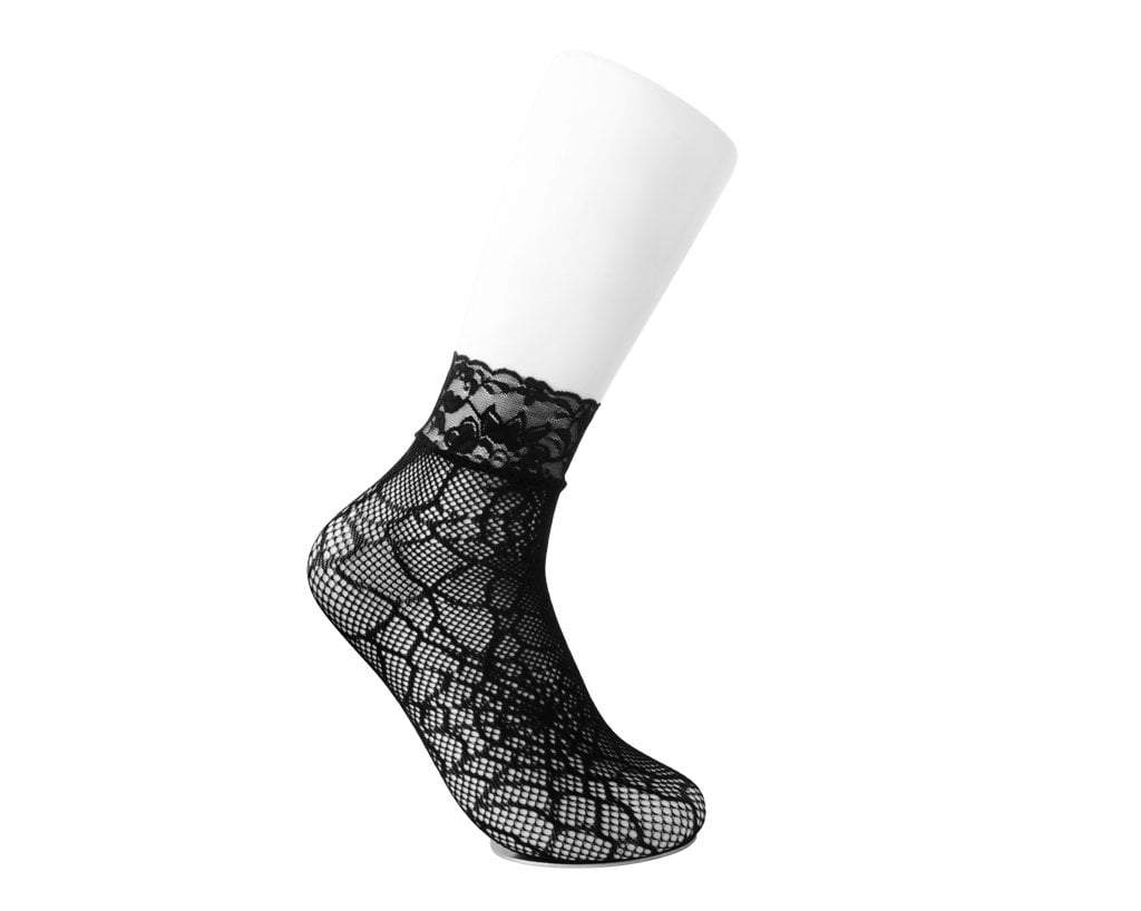 4363-Black-Spiderweb-Lace-Crew-Sock-4.jpg Black Spiderweb Lace Crew Sock
