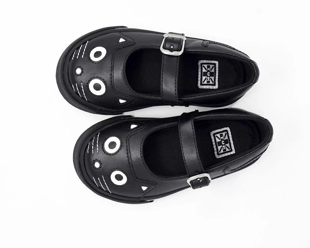 4380-Black-White-Kitty-Mary-Jane-Toddler-Sneaker-5.webp Black & White Kitty Mary Jane Toddler Sneaker