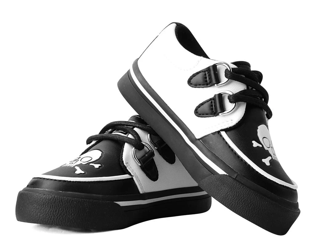 4414-Black-White-TUKskinTM-Pirate-Creeper-Toddler-Sneaker-3.webp Black & White TUKskin™ Pirate Creeper Toddler Sneaker