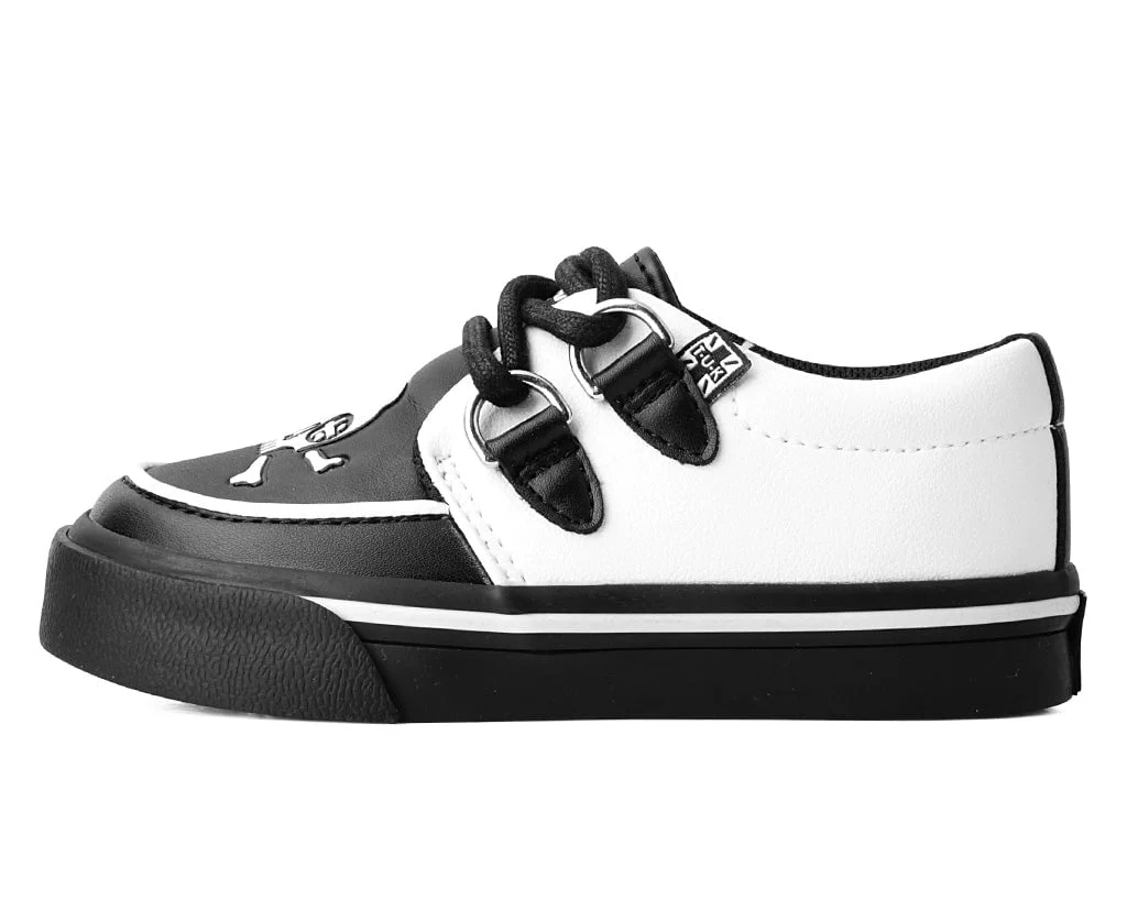 4414-Black-White-TUKskinTM-Pirate-Creeper-Toddler-Sneaker-5.webp Black & White TUKskin™ Pirate Creeper Toddler Sneaker