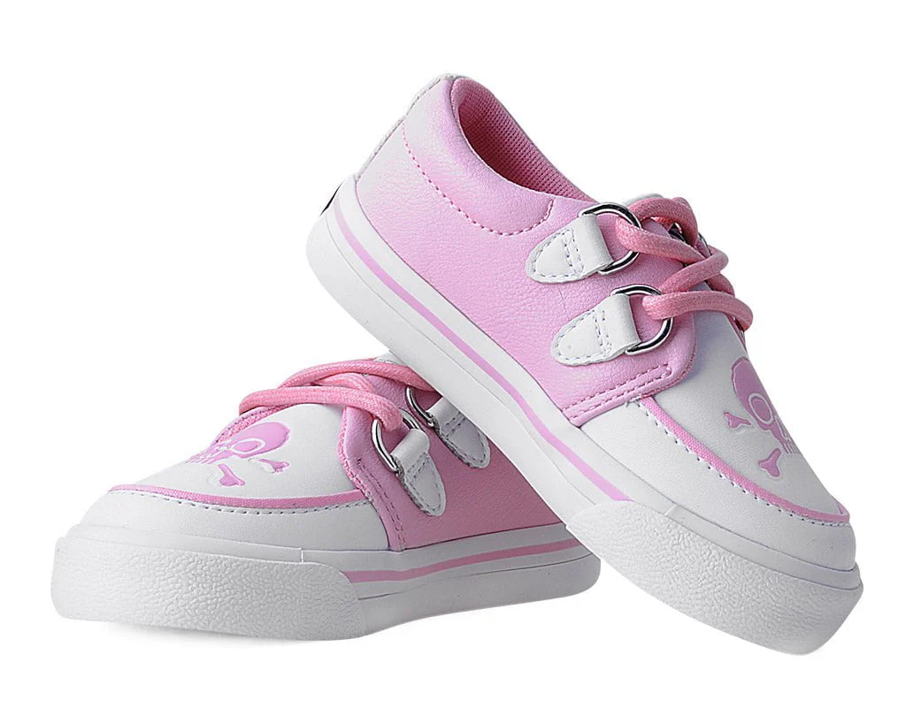 4431-US-Toddlers-5-Pink-White-Synthetic-US-Toddlers-5-Pink-White-Synthetic-variation-3.webp Pink & White TUKskin™ Pirate Creeper Toddler Sneaker