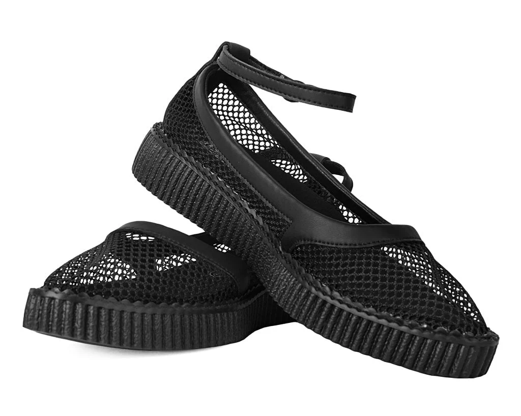 4446-Black-Fishnet-Pointed-Ballet-Creeper-3.webp Black Fishnet Pointed Ballet Creeper