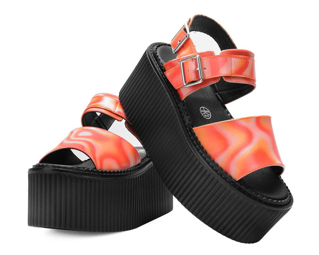 4537-Orange-Wavy-Strato-Sandal-3.webp Orange Wavy Strato Sandal