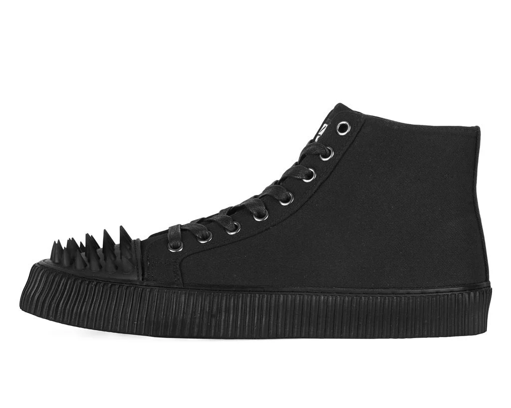 456-Black-Twill-Spiked-Toe-8-Eye-Sneaker-Boot-10.webp Black Twill Spiked Toe 8 Eye Sneaker Boot