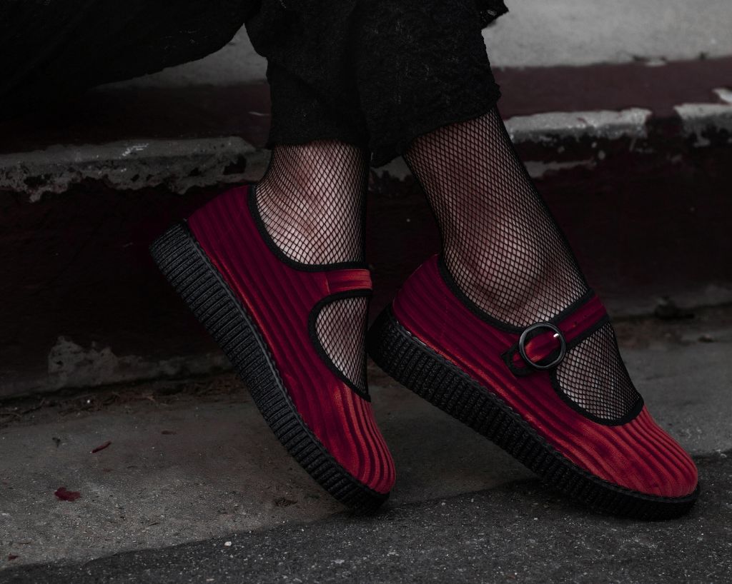 4597-Red-Corduroy-Viva-Low-Mary-Jane-4.jpg Red Corduroy Viva Low Mary Jane