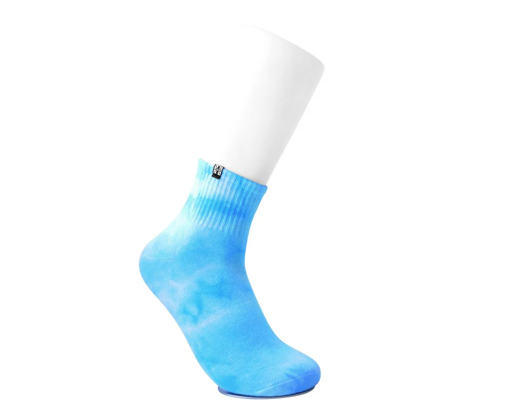 4642-Tie-Dye-Women-s-Light-Blue-Ankle-Sock-4.webp Tie-Dye Women's Light Blue Ankle Sock