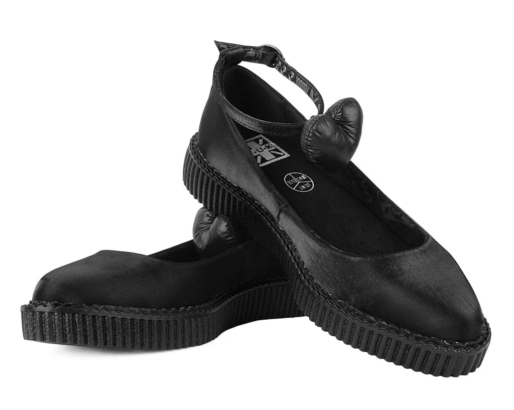 4643-Black-Silk-Heart-Pointed-Ballet-Creeper-3.webp Black Silk Heart Pointed Ballet Creeper