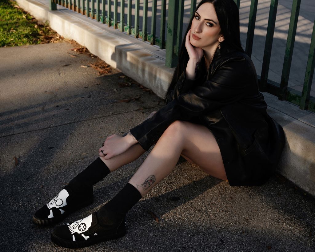 468-Black-Skull-Canvas-Slip-On-Sneaker-8.jpg Black Skull Canvas Slip-On Sneaker