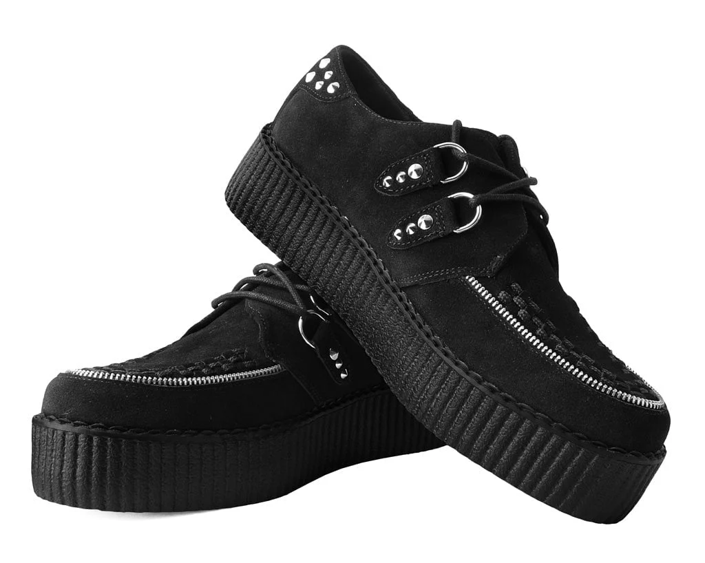 4807-Black-Suede-Zipper-Studded-Mondo-Creeper-3.webp Black Suede Zipper Studded Mondo Creeper