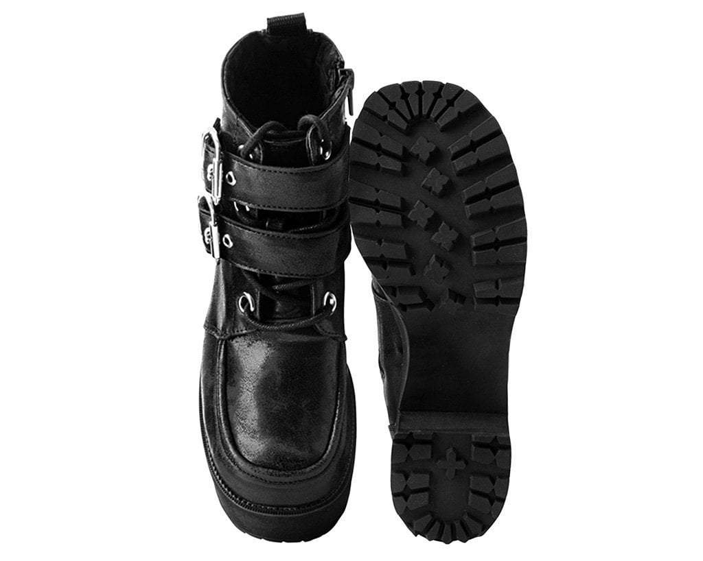4819-Black-2-Buckle-Nosebleed-Boot-5.jpg Black 2-Buckle Nosebleed Boot
