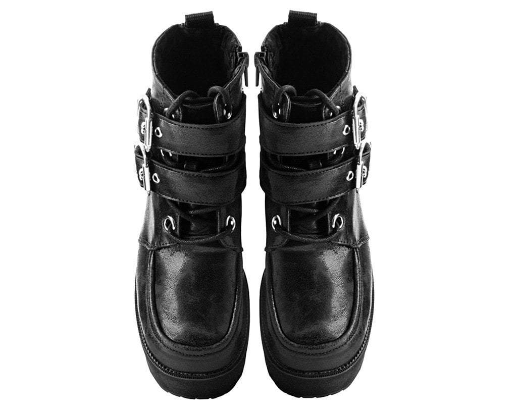 4819-Black-2-Buckle-Nosebleed-Boot-6.jpg Black 2-Buckle Nosebleed Boot