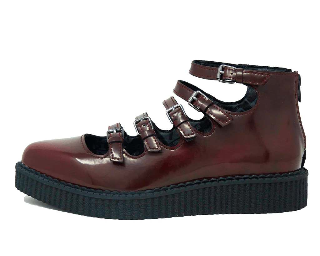 4827-Burgundy-Rub-Off-Multi-Strap-Pointed-Mary-Jane-3.webp Burgundy Rub-Off Multi Strap Pointed Mary Jane