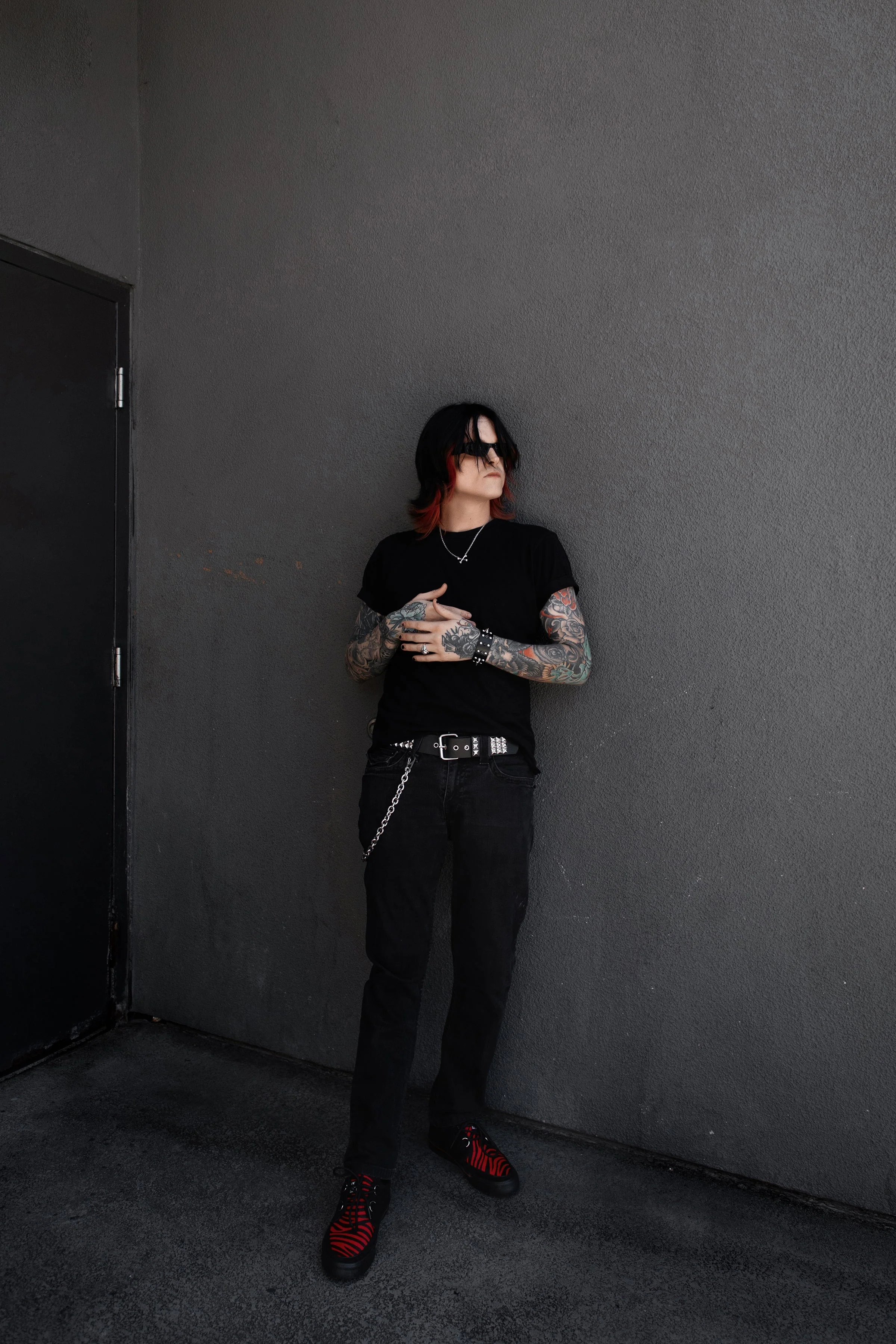 492-Black-Red-Zebra-Suede-Creeper-Sneaker-8.webp Black &Red Zebra Suede Creeper Sneaker