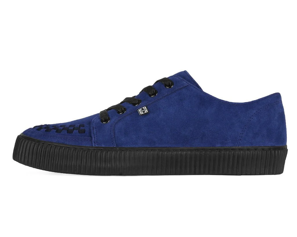 528-Navy-Suede-Lace-Up-Creeper-Sneaker-4.webp Navy Suede Lace-Up Creeper Sneaker