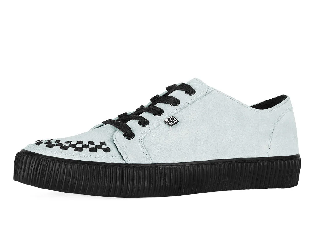 Grey Lace-Up Creeper Sneaker