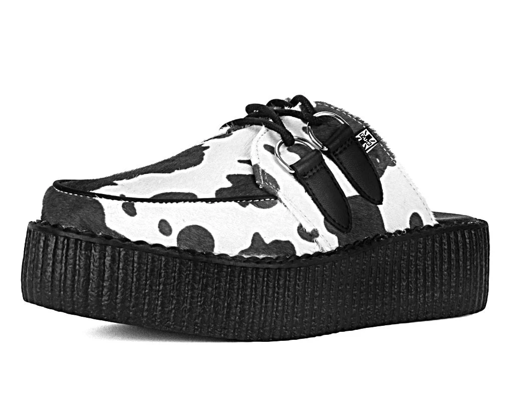 Cow Print Creeper Mule