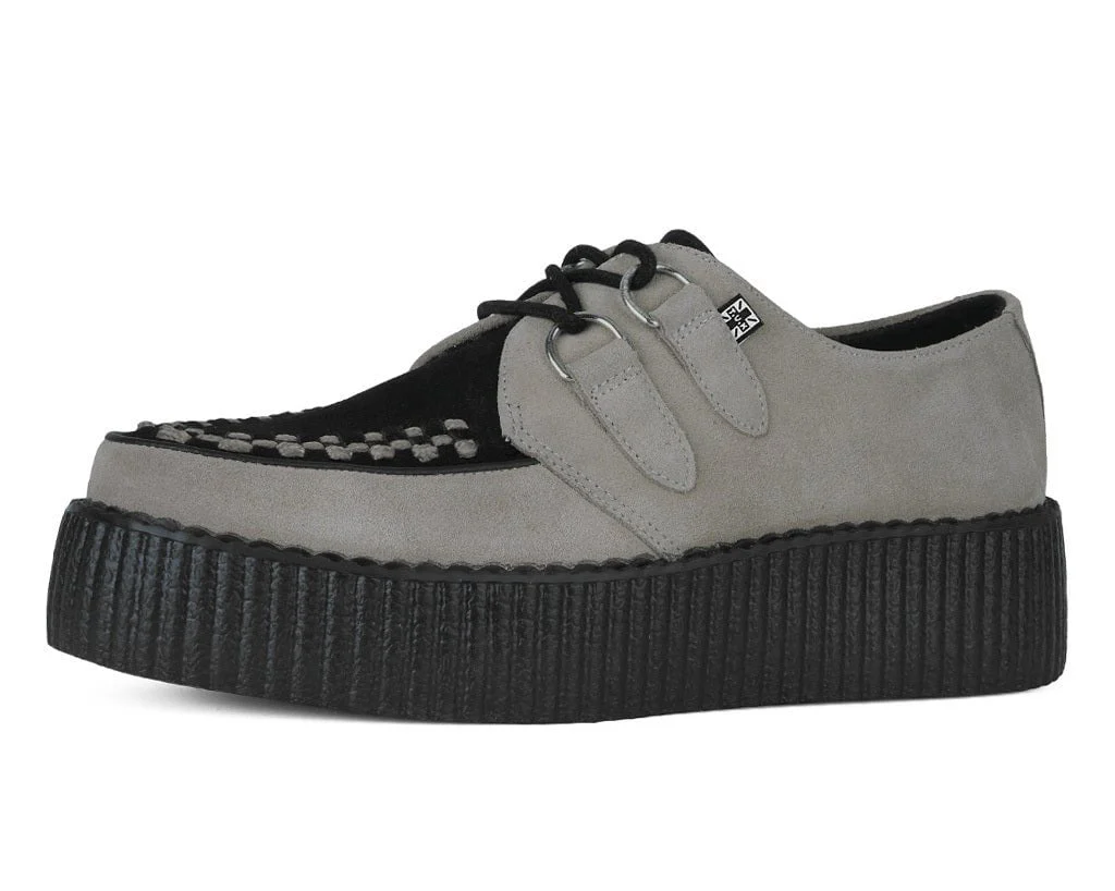 Taupe & Black Suede Viva Mondo Creeper