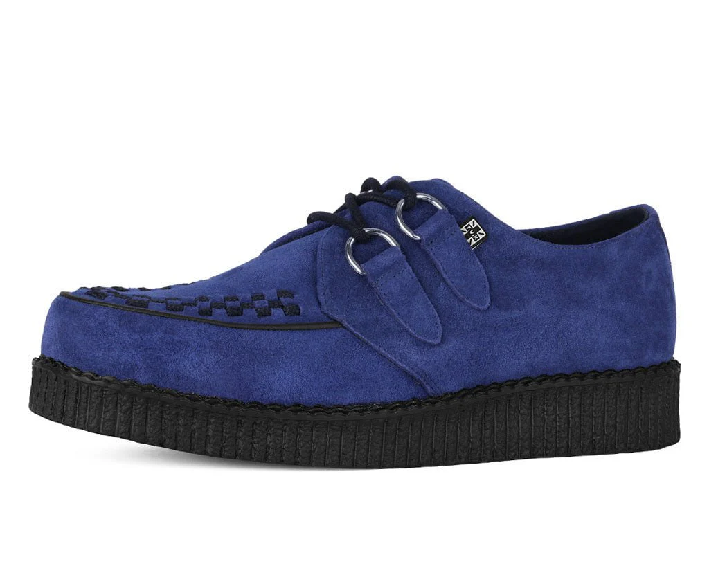 Navy Suede Viva Low creeper
