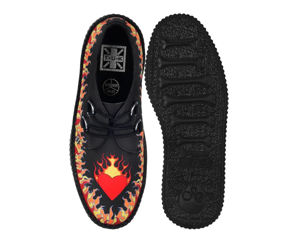 904-Black-Red-Flaming-Heart-Viva-Mondo-Creeper-3.webp Black & Red Flaming Heart Viva Mondo Creeper