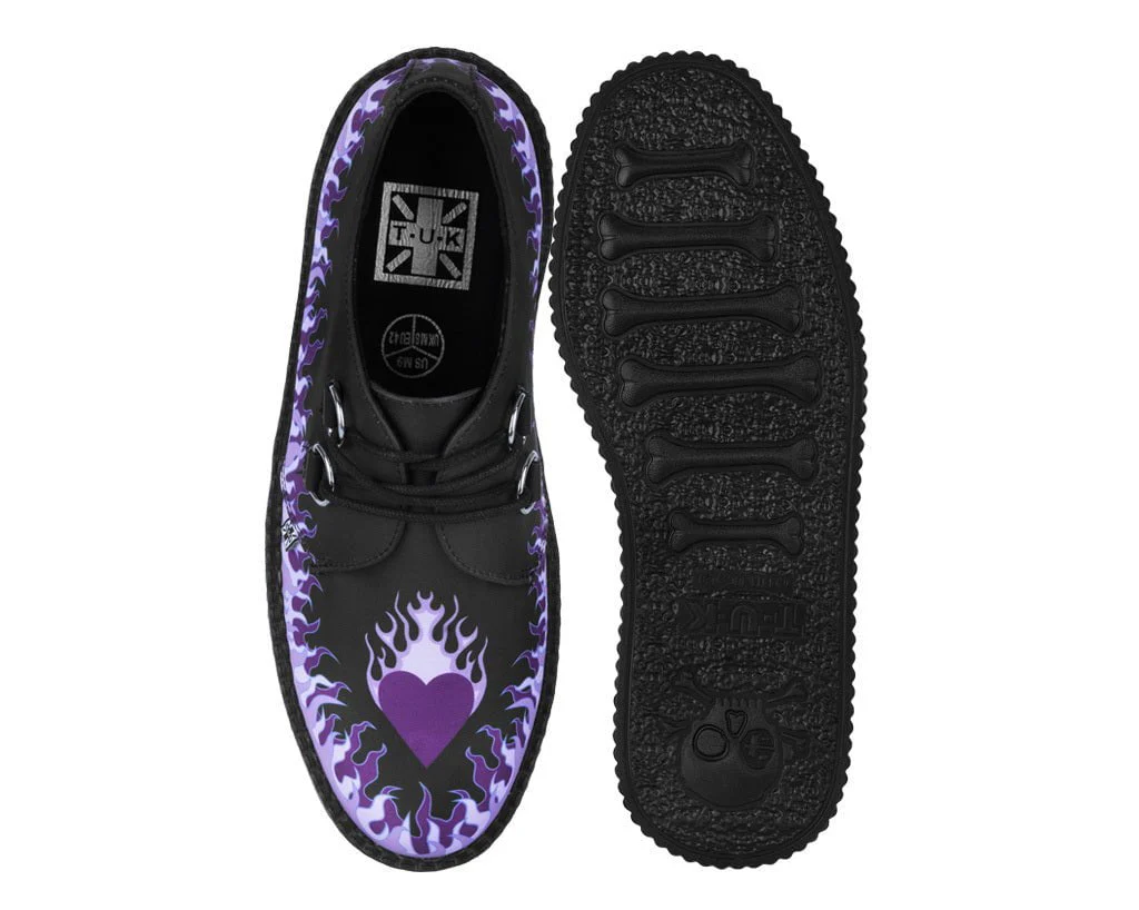 916-Black-Purple-Flaming-Heart-Viva-Mondo-Creeper-3.webp Black & Purple Flaming Heart Viva Mondo Creeper