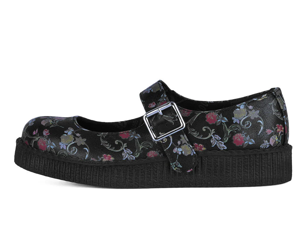 990-Black-Floral-Viva-Low-Mary-Jane-4.webp Black Floral Viva Low Mary Jane